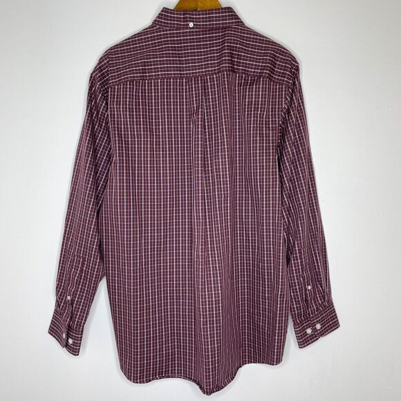 Duluth Wrinkle Fighter Plaid Long Sleeve Button Up Shirt Size Large Men’s - Picture 9 of 11